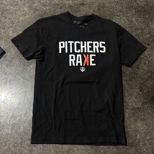 Pitchers Rake Black T-Shirt, Never Worn